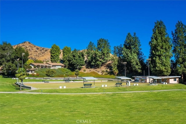 18912 Circle Of The Oaks, Newhall, CA 91321 - surrounding community featuring a lawn and a mountain view