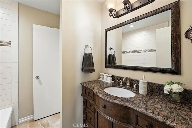 18912 Circle Of The Oaks, Newhall, CA 91321 - full bathroom with vanity and baseboards