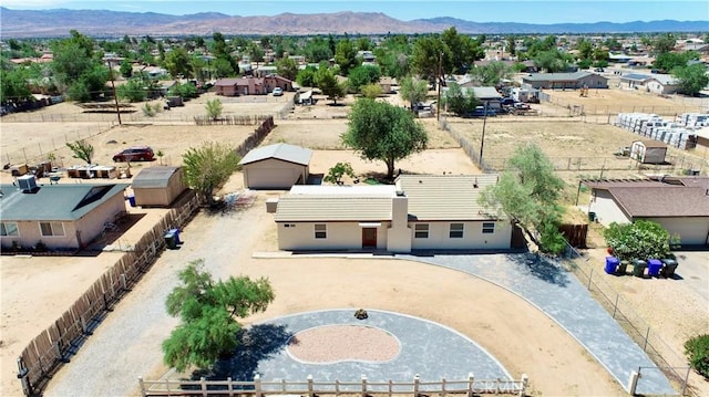 21845 Fox Ave, Apple Valley, CA 92307 - aerial perspective of suburban area with mountains