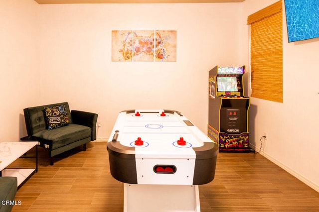 84319 Cigno Ct, Indio, CA 92203 - playroom featuring baseboards and wood finished floors