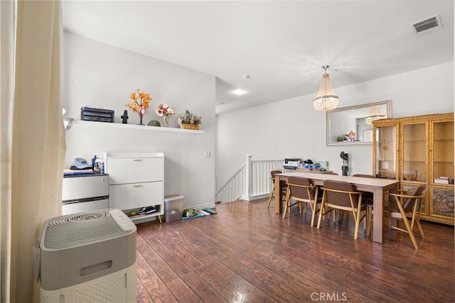 1335 Mc Fadden Dr, Fullerton, CA 92833 - dining room featuring dark wood-style floors