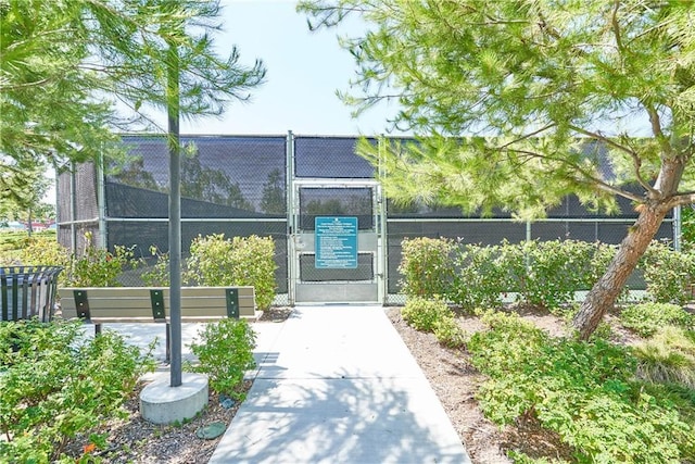 1335 Mc Fadden Dr, Fullerton, CA 92833 - entrance to property featuring a gate