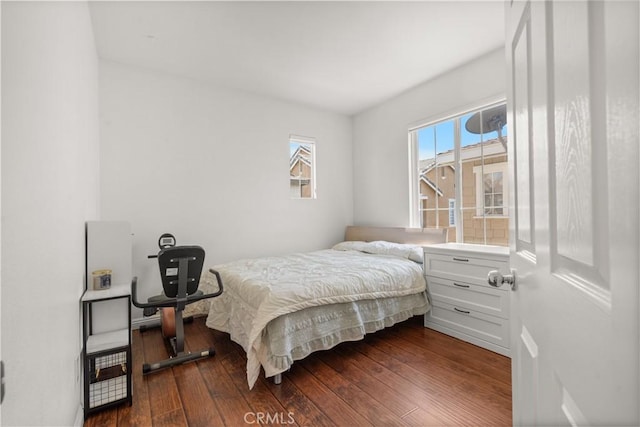 1335 Mc Fadden Dr, Fullerton, CA 92833 - bedroom with dark wood-style flooring