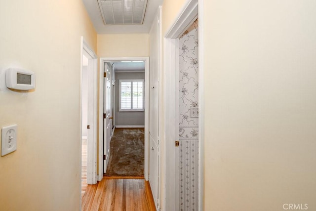 11009 Quill Ave, Sunland, CA 91040 - hall featuring wood finished floors and baseboards