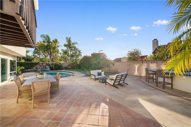 24861 Camberwell St, Laguna Hills, CA 92653 - fenced backyard featuring a patio area and an outdoor hangout area