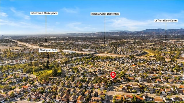 24861 Camberwell St, Laguna Hills, CA 92653 - view of property location featuring a mountainous background and nearby suburban area