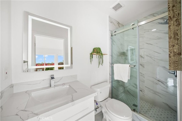 24861 Camberwell St, Laguna Hills, CA 92653 - full bath featuring vanity and a marble finish shower