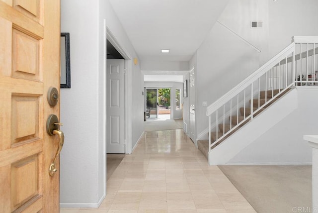 4356 Point Reyes Ct, Carlsbad, CA 92010 - foyer with stairway