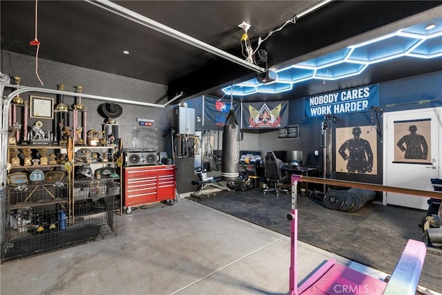 4443 Manzanita St, Guadalupe, CA 93434 - garage with a garage door opener