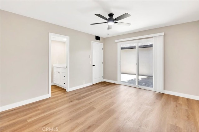 7364 Layton St, Rancho Cucamonga, CA 91730 - empty room with light wood-style floors and a ceiling fan