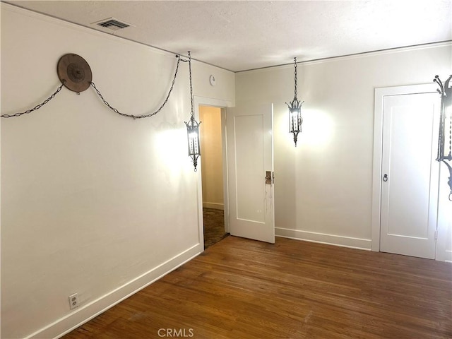 1316 Elm St, Alhambra, CA 91803 - empty room with wood finished floors and baseboards