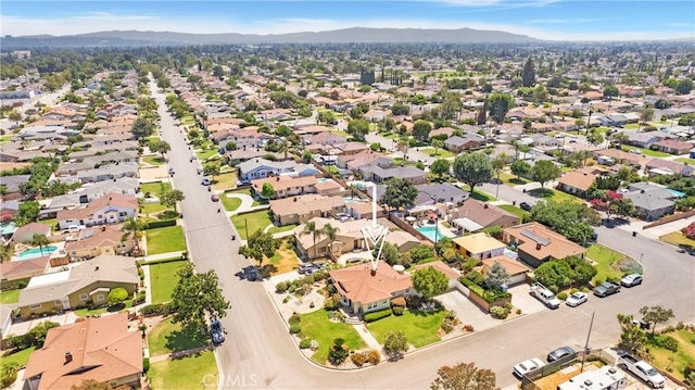 829 N Foxdale Ave, West Covina, CA 91790 - aerial view of residential area with a mountainous background