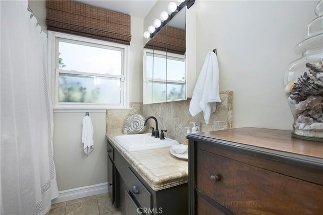 829 N Foxdale Ave, West Covina, CA 91790 - bathroom with vanity and baseboards