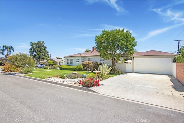 829 N Foxdale Ave, West Covina, CA 91790 - ranch-style house featuring concrete driveway, an attached garage, and stucco siding