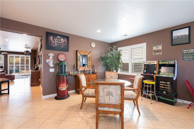 32765 Santa Cruz, Lake Elsinore, CA 92530 - dining room featuring recessed lighting and light tile patterned floors