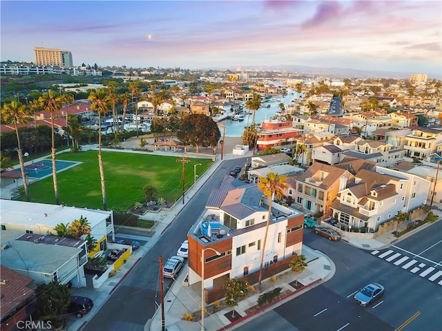 4405 Channel Pl, Newport Beach, CA 92663 - aerial view at dusk