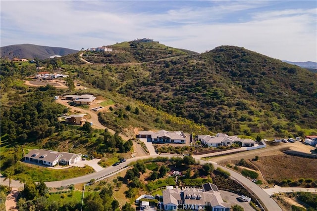3325 Sagewood Hills Rd, Vista, CA 92084 - aerial overview of property's location with mountains