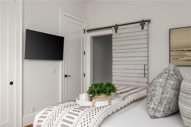 3325 Sagewood Hills Rd, Vista, CA 92084 - bedroom featuring a barn door