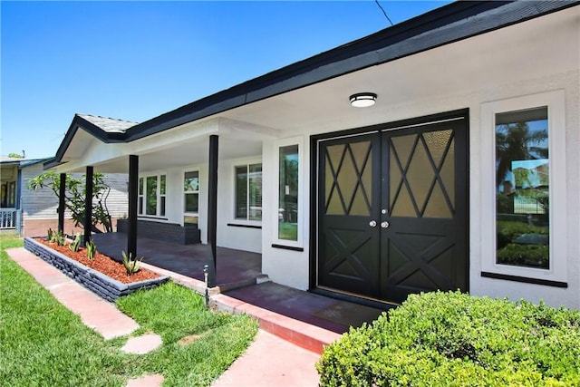 293 E Congress St, Colton, CA 92324 - property entrance featuring stucco siding