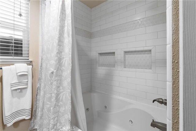 1101 Admiral Ln, Chico, CA 95973 - bathroom featuring a combined bath / shower with jetted tub