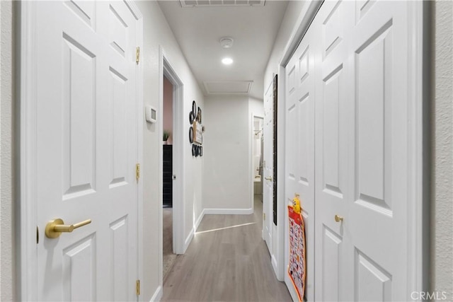 1101 Admiral Ln, Chico, CA 95973 - hall with light wood-style floors and recessed lighting