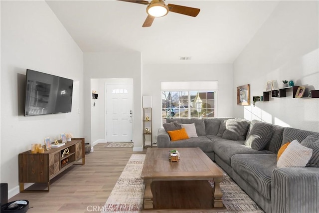 1101 Admiral Ln, Chico, CA 95973 - living area with ceiling fan and light wood-style flooring