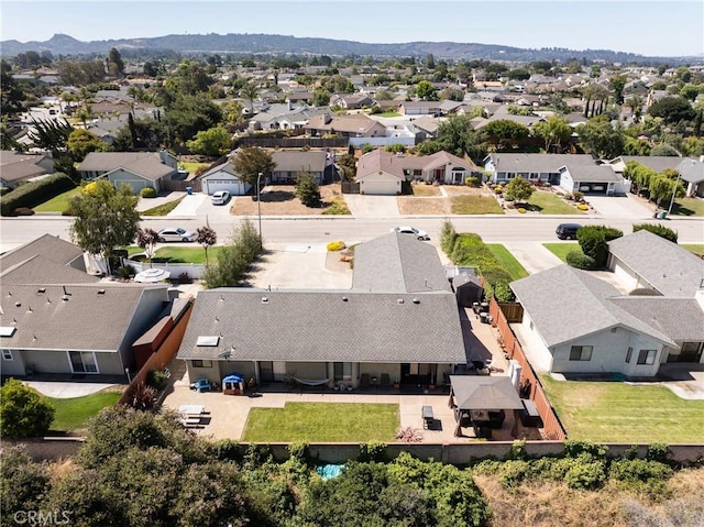 1269 Country Hill Rd, Santa Maria, CA 93455 - aerial perspective of suburban area featuring a mountainous background