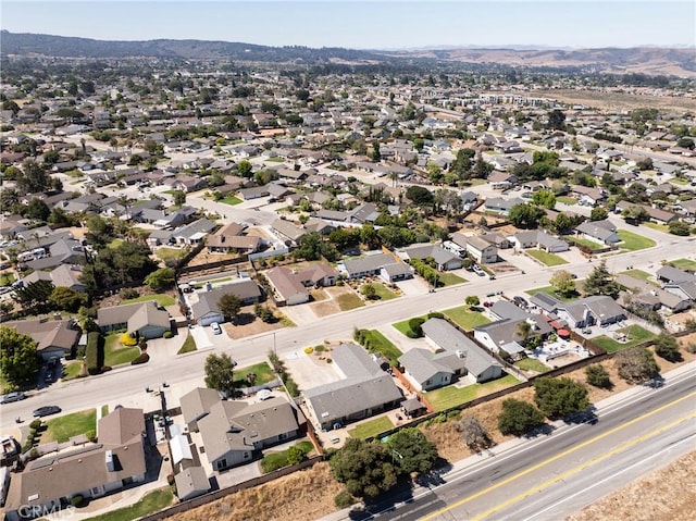 1269 Country Hill Rd, Santa Maria, CA 93455 - aerial perspective of suburban area featuring a mountainous background