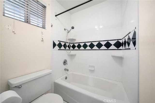 12277 Foster Rd, Norwalk, CA 90650 - bathroom featuring toilet and shower / washtub combination