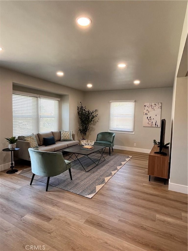 1610 266th St, Harbor City, CA 90710 - living room with healthy amount of natural light, recessed lighting, and light wood-style floors