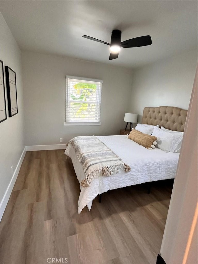 1610 266th St, Harbor City, CA 90710 - bedroom with wood finished floors and ceiling fan