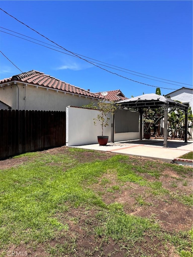 1610 266th St, Harbor City, CA 90710 - view of yard with a patio and a gazebo