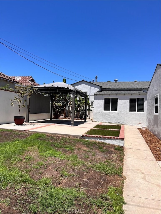 1610 266th St, Harbor City, CA 90710 - view of yard with a gazebo and a patio