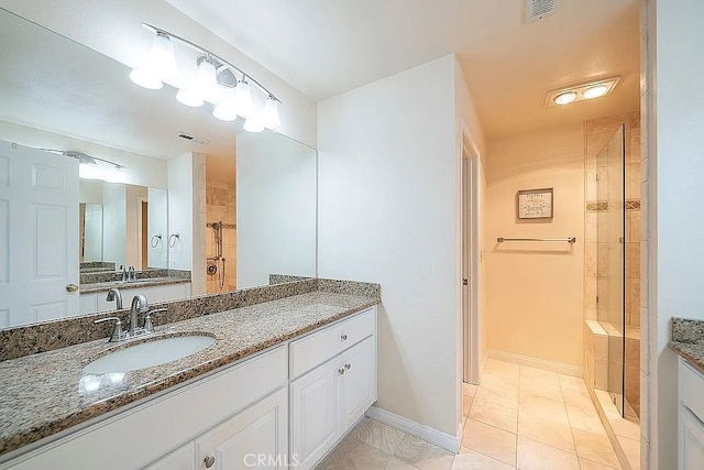 2209 W 25th St Unit 7, San Pedro, CA 90732 - bathroom with vanity and a tile shower
