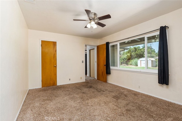 4491 N Dewitt Ave, Fresno, CA 93727 - unfurnished bedroom featuring carpet floors and a ceiling fan