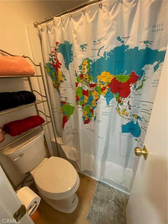 1640 Neil Armstrong St Unit 306, Montebello, CA 90640 - full bath featuring toilet and tile patterned flooring