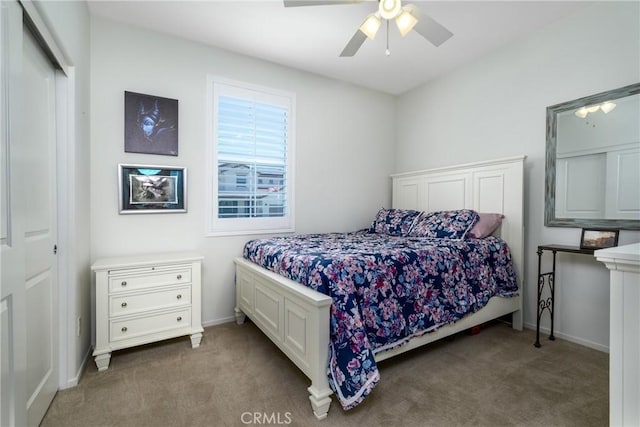 30159 Honor Ct, Menifee, CA 92584 - carpeted bedroom featuring baseboards and ceiling fan