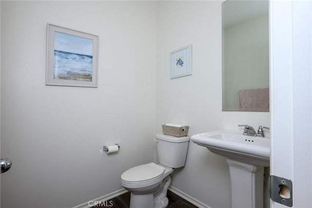 30159 Honor Ct, Menifee, CA 92584 - half bathroom with baseboards and toilet