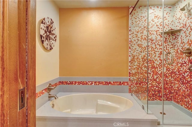 6272 Riviera Cir, Long Beach, CA 90815 - bathroom featuring a shower stall and a bath