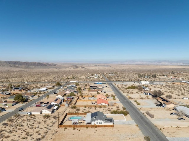 6636 Indian Cove Rd Unit 29, Palms, CA 92277 - overview of rural landscape with a desert landscape and a mountainous background