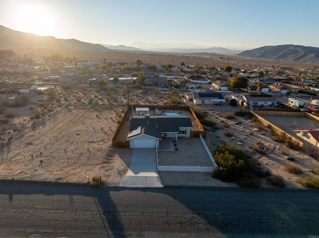 6636 Indian Cove Rd Unit 29, Palms, CA 92277 - aerial view of residential area featuring mountains