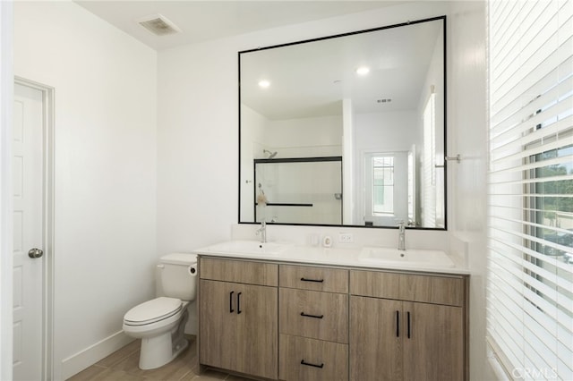 480 W Balsam Ln, Clovis, CA 93611 - bathroom with double vanity and a stall shower