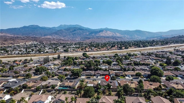 25355 Auld Ave, Hemet, CA 92544 - aerial perspective of suburban area featuring a mountainous background