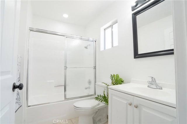 13801 Oxnard St Unit 202, Van Nuys, CA 91401 - full bathroom featuring vanity and bath / shower combo with glass door