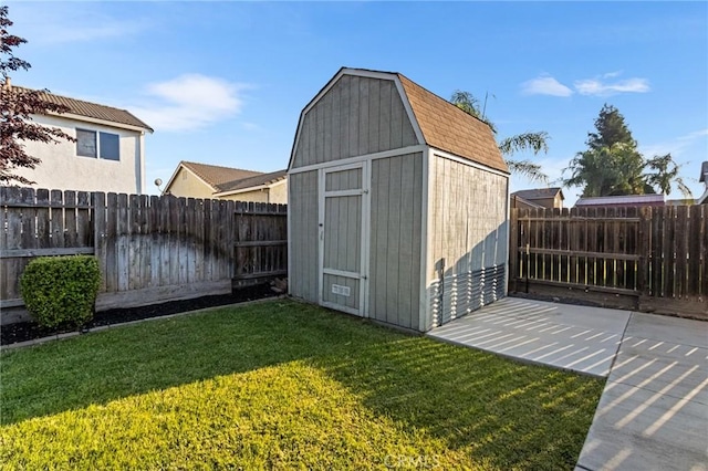 2092 Betsy Ross Ct, Atwater, CA 95301 - view of shed featuring a fenced backyard