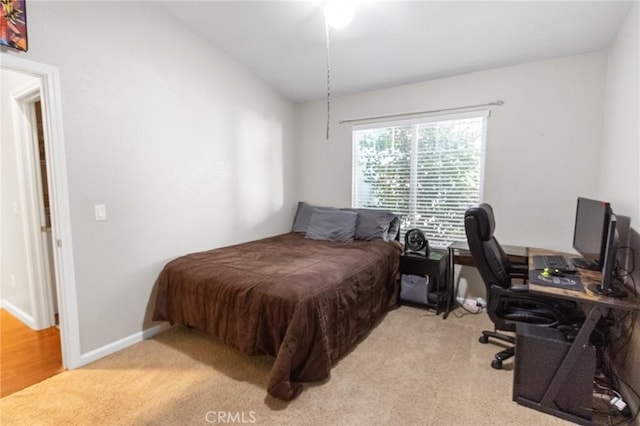 2092 Betsy Ross Ct, Atwater, CA 95301 - bedroom featuring light carpet, an office area, and lofted ceiling