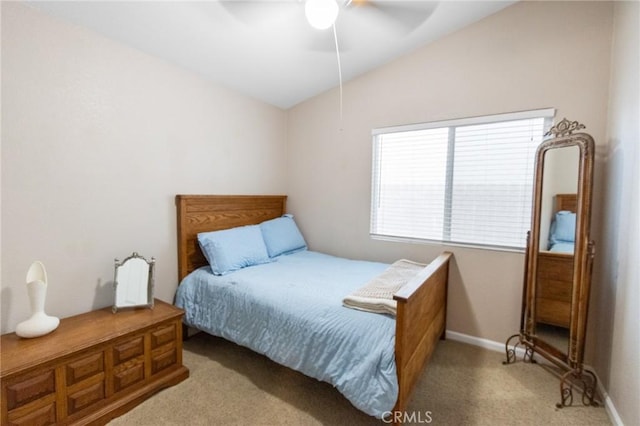 2092 Betsy Ross Ct, Atwater, CA 95301 - carpeted bedroom featuring vaulted ceiling and ceiling fan