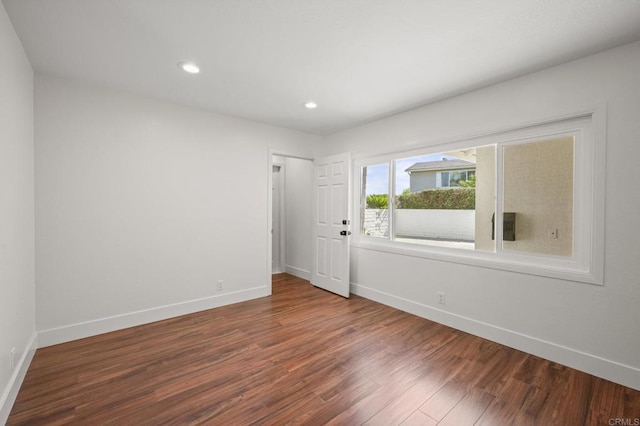 9312 Daisy Ave, Fountain Valley, CA 92708 - empty room featuring wood finished floors and recessed lighting