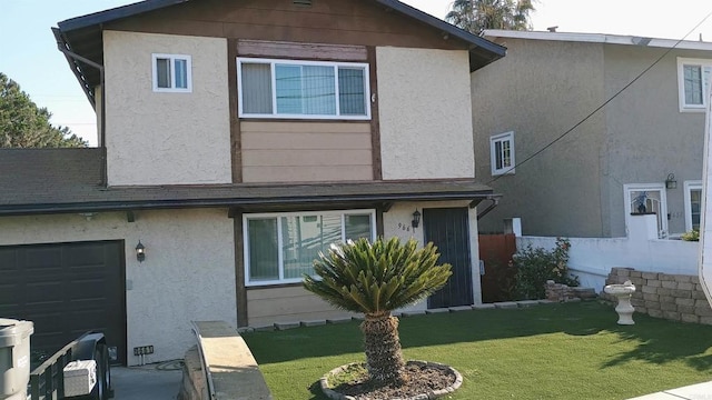 9661 Saint George St, Spring Valley, CA 91977 - rear view of house featuring stucco siding and a garage