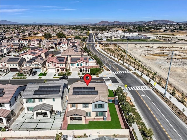 16614 Trailblazer Ave, Chino, CA 91708 - aerial perspective of suburban area featuring mountains